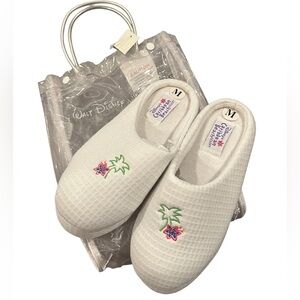 Disney’s Caribbean Beach Resort Waffle Knit Slippers M NWT